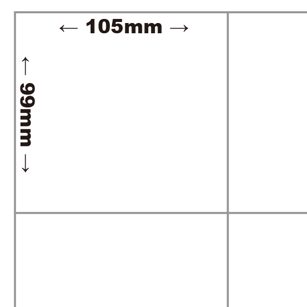 105x99mm【6格】<br />模造列印紙【100大張/包】