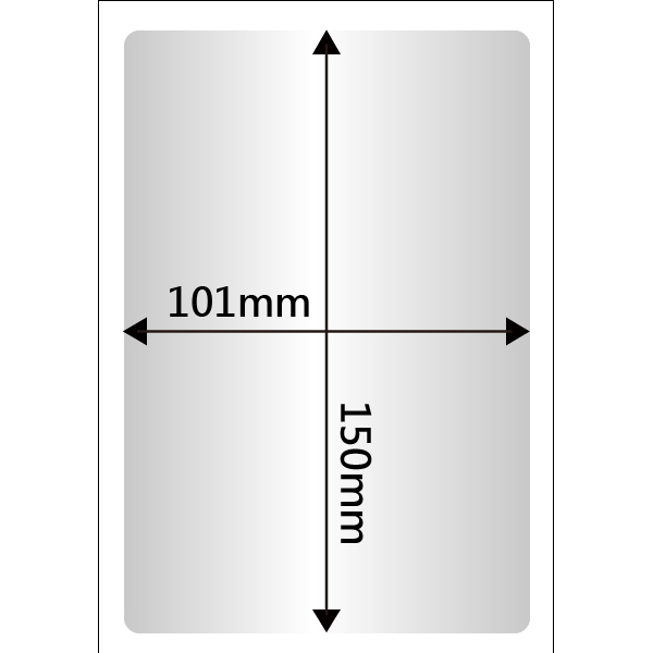 101x150mm【一捲245張】<br />銀龍 條碼貼紙【4捲/組】<br />一吋紙芯【內徑28mm】