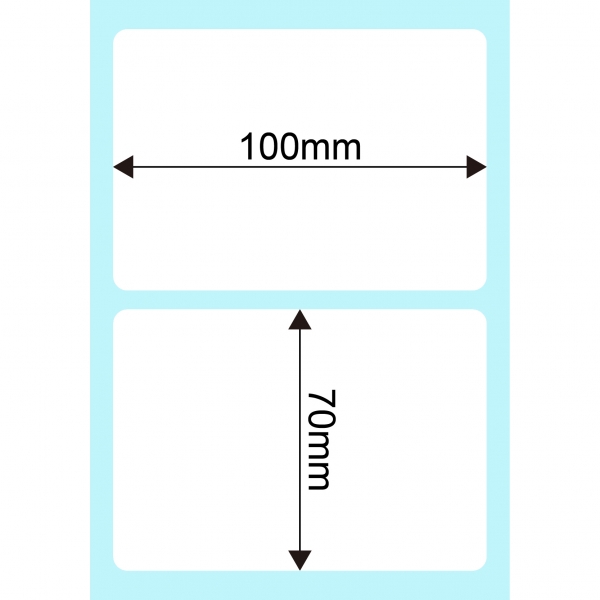 100x70mm【一捲520張】<br />感熱紙 條碼貼紙【4捲/組】<br />一吋紙芯【內徑28mm】