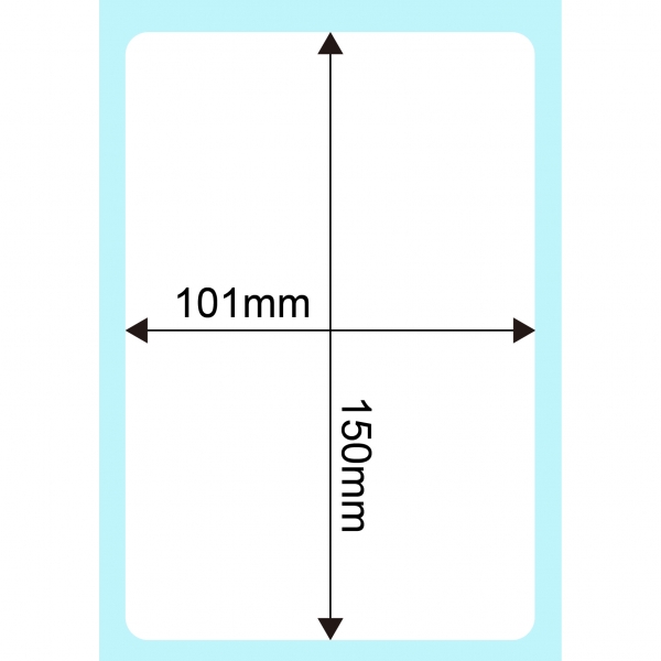101x150mm【一捲245張】<br />感熱紙 條碼貼紙【4捲/組】<br />一吋紙芯【內徑28mm】